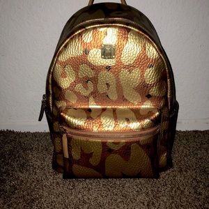 Limited Edition MCM Backpack Cheetah Print Design